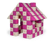 Jolly Heap Set JOY hellgrau-pink, Riesen-Magnetbausteine