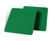 LEGO DUPLO grüne Bauplatten groß, 2 Stück, je 38x38cm