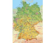 Leinenkarte in Schulausfhrung, Deutschland physisch