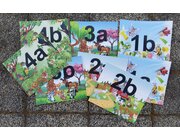 Outdoor-Bodenaufkleber Klassentreffpunkt, 5-zgig