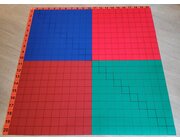 Das Groe 1x1, Lern- und Arbeitsteppich, 130x130 cm