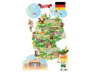Kinderteppich Deutschland, 110 x 160 cm