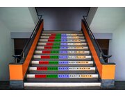 Treppen-XXL Sticker Kleine 1x1 - Rechenschritte, 120 x 10 cm