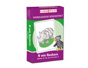 LingoCards N wie Nashorn, Anlegespiel, ab 5 Jahre