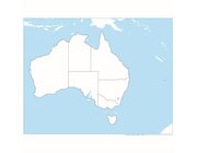 Kontrollkarte Australien: unbeschriftet, ab 5 Jahre