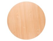 Tischplatte rund: Buche -  115 x 2 cm.