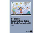 54 schnelle Konzentrations-Spiele - Anfangsunterricht, Buch, 1. Klasse
