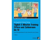 Tglich 5 Minuten Training: Ziffern und ZR bis 10, Kopiervorlage, 1. Klasse