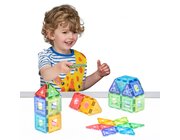 Translucent Polydron KinderMag Set, 48 Teile, ab 1 Jahre