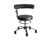 Sanus Gesundheitsstuhl  36-43 cm mit hhenverstellbarer Lehne, Kunstleder grn/schwarz, mit Gleiter