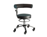 Sanus Gesundheitsstuhl  42-51 cm mit hhenverstellbarer Lehne, Kunstleder grn/schwarz, mit Rollstopp