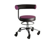 Sanus Gesundheitsstuhl  36-43 cm, Kunstleder lila/schwarz, mit Brorollen