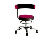 Sanus Gesundheitsstuhl  42-51 cm, Stoff pink/schwarz, mit Gleiter