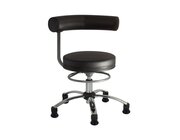 Sanus Gesundheitsstuhl  42-51 cm, Kunstleder schwarz, mit Gleiter