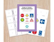 Verkehrszeichen - Kinder im Verkehr, Halbfertig-Material mit Dose A5
