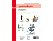 Hygiene-Regeln, 4 Bildkarten und Poster, 4-9 Jahre