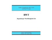 RWT - Regensburger Wortfl�ssigkeits-Test, 8 - 15 Jahre und ab 18 Jahre, Handanweisung