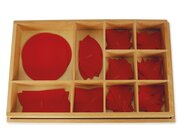 TimeTEX Kasten mit Bruchrechenkreisen aus Kunststoff