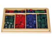 TimeTEX Markenspiel mit Zahlenplttchen, Spielfiguren und Chips