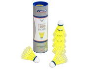 Badminton-Blle, blau - Geschwindigkeit mittel, 6 Stck