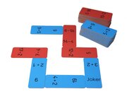 Domino Addition und Subtraktion im 20er Zahlenraum, 2-4 Spieler