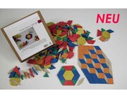 Pattern Blocks, 250 Teile aus RE-Wood im Polybeutel