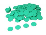 Spielchips grn, 100 Stck aus RE-Plastic