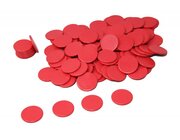 Spielchips rot, 100 Stck aus RE-Plastic