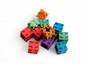 100 Steckwrfel 2 x 2 x 2 cm, aus RE-Wood in 10 Farben