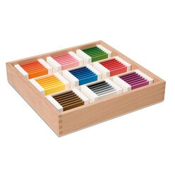 Farbtäfelchen - Schattierungskasten mit neun Farben