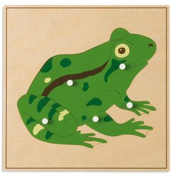 Tierpuzzles: Frosch