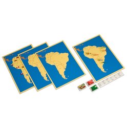 Steckkarten Südamerika