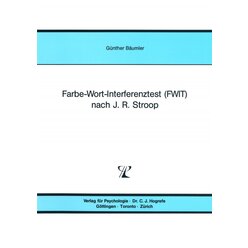 FWIT Farbe-Wort-Interferenztest, Test komplett, 10 bis 85 Jahre