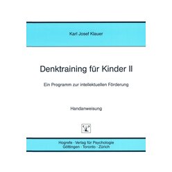 Denktraining fr Kinder II, 10 bis 13 Jahre