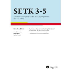 SETK 3-5, Sprachentwicklungstest, komplett (3. Auflage/Neuauflage)