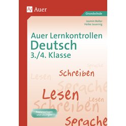 Auer Lernkontrollen Deutsch, Klasse 3/4