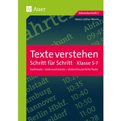 Texte verstehen - Schritt fr Schritt, Klasse 5-7