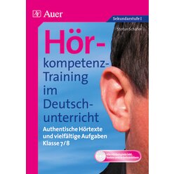 Hrkompetenz-Training im Deutschunterricht, Buch, 7.-8. Klasse