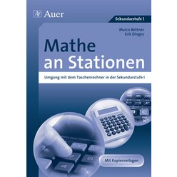 Mathe an Stationen, Umgang mit dem Taschenrechner