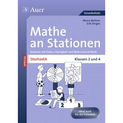 Stochastik an Stationen, Buch, 3.-4. Klasse