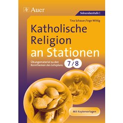 Katholische Religion an Stationen, Buch, 7.-8. Klasse