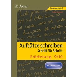 Aufstze schreiben Schritt fr Schritt: Errterung