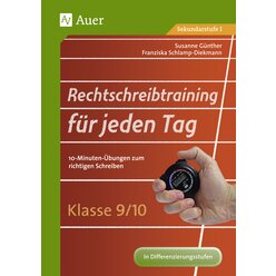 Rechtschreibtraining fr jeden Tag Klasse 9/10