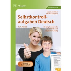 Selbstkontrollaufgaben Deutsch  3.-4. Klasse