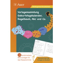 Vorlagen Geburtstagskalender, Regelbaum, Abc u. Co