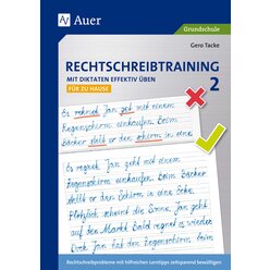 Rechtschreibtraining: Mit Diktaten effektiv ben 2 - fr zu Hause