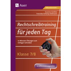 Rechtschreibtraining fr jeden Tag Klasse 7/8