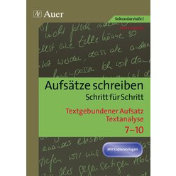 Textgebundener Aufsatz - Textanalyse