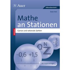 Mathe an Stationen  Ganze und rationale Zahlen