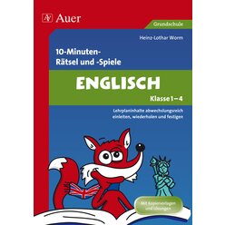 10-Minuten-Rtsel und -Spiele Englisch Klasse 1-4